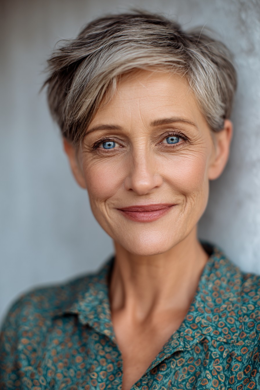Modern Short Textured Cut with Soft Layers