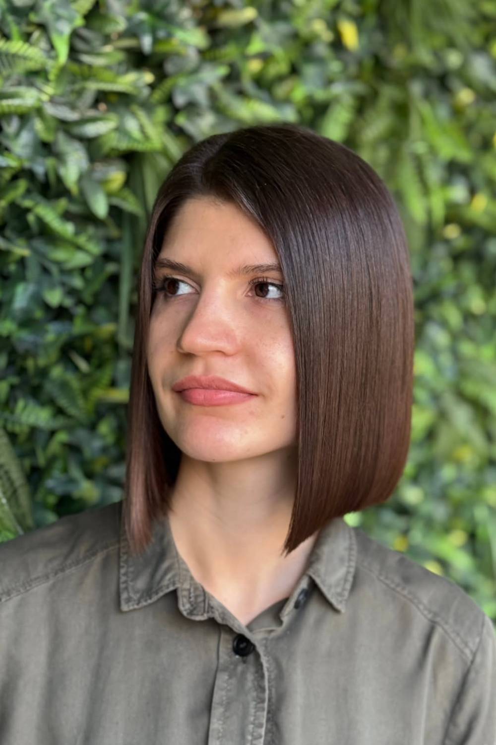 Polished Straight Bob with Subtle Textured Ends