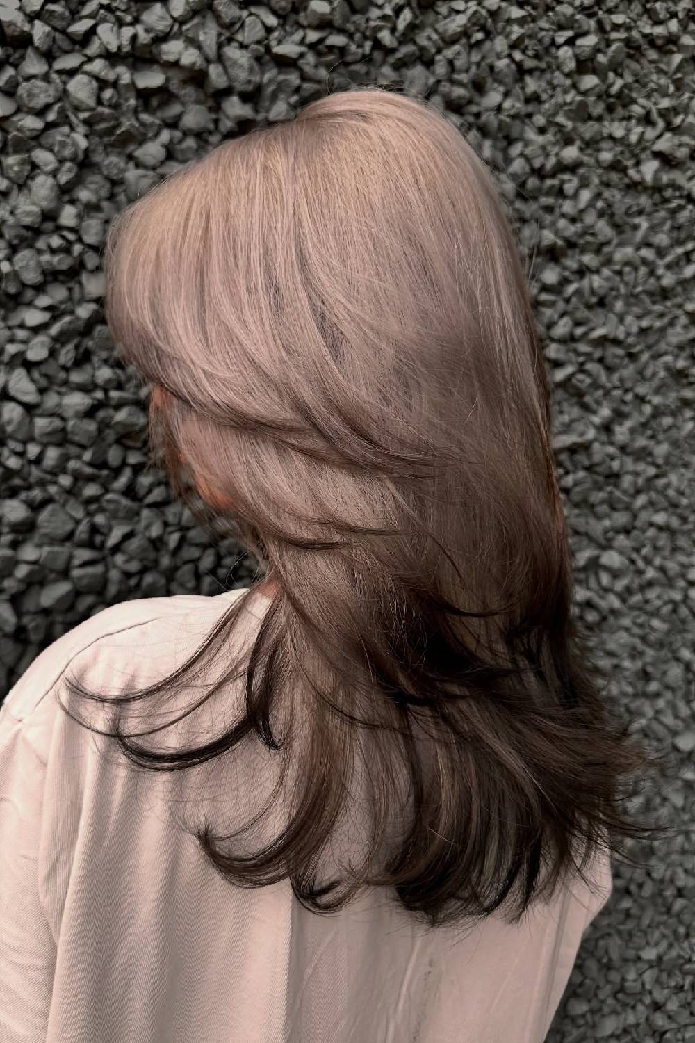 Softly Blended Ash Brown with Subtle Highlights