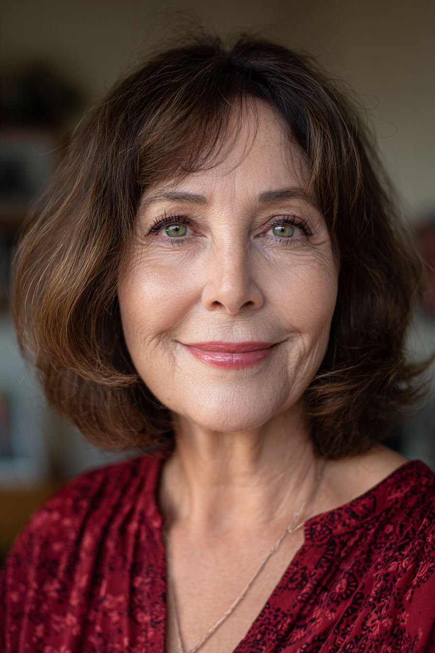 Softly Textured Mid-Length Bob with Subtle Highlights