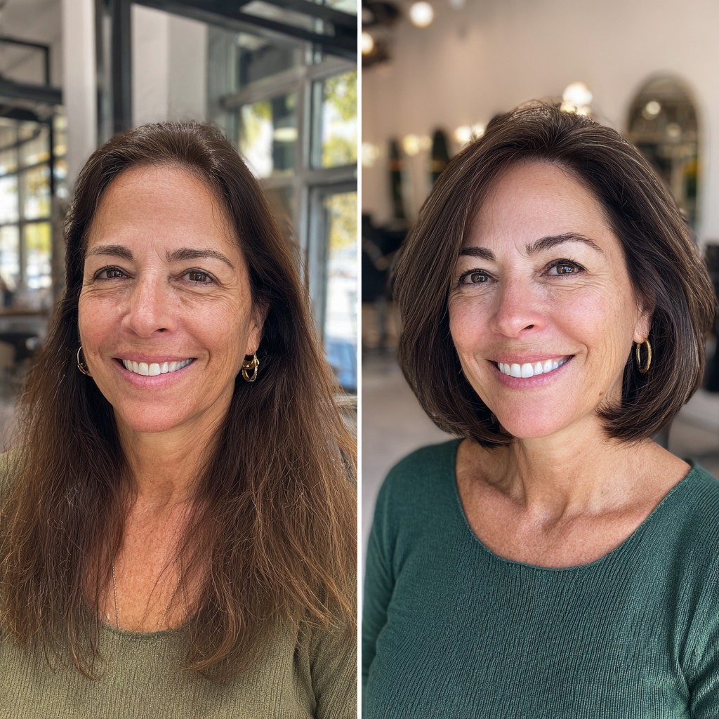 Stylish Smooth Bob with Subtle Layers