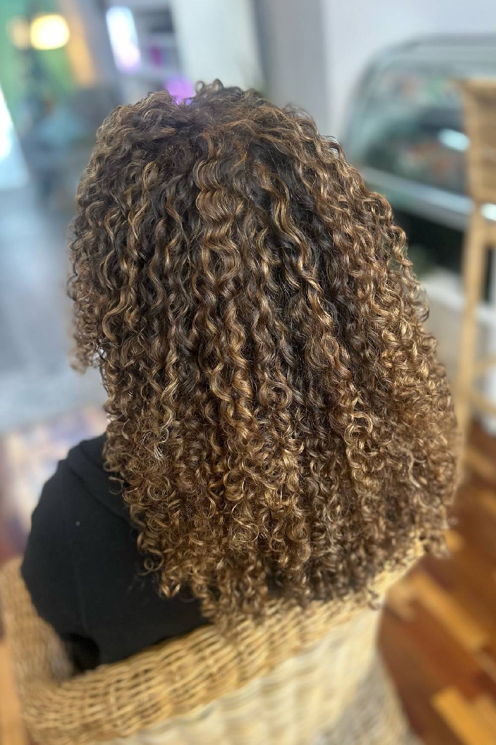Textured Curly Shag with Dynamic Layers