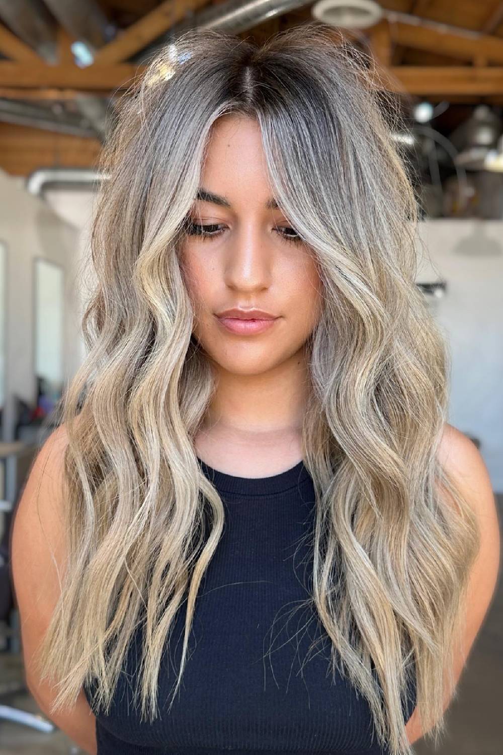 Textured Long Waves with Subtle Root Shadow