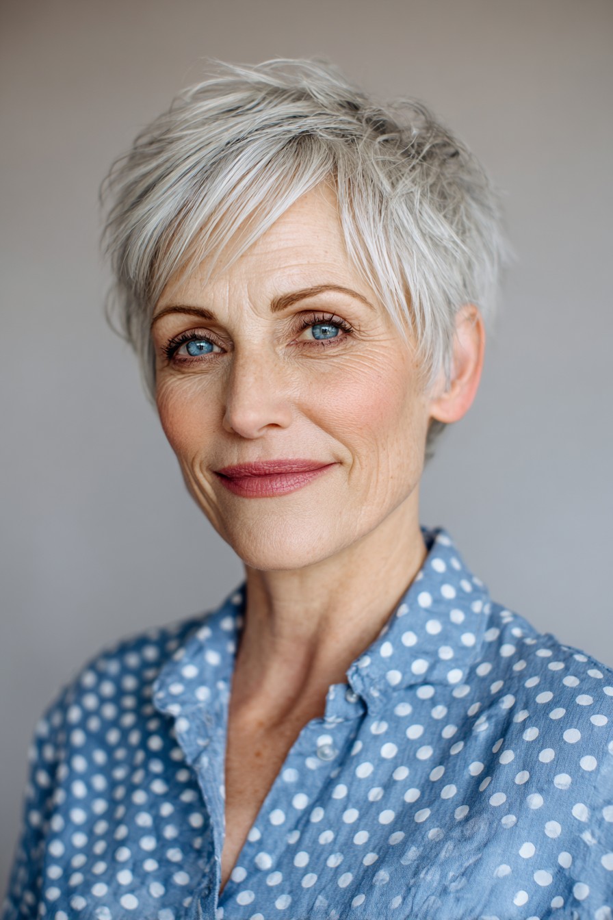 Textured Short Pixie with Subtle Layers