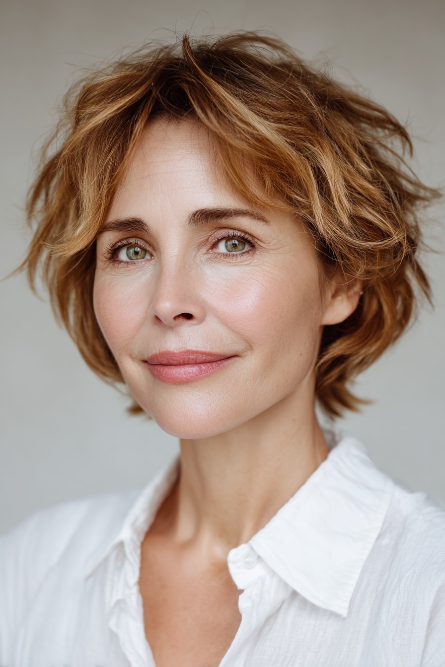 Textured Short Shag with Soft Layers