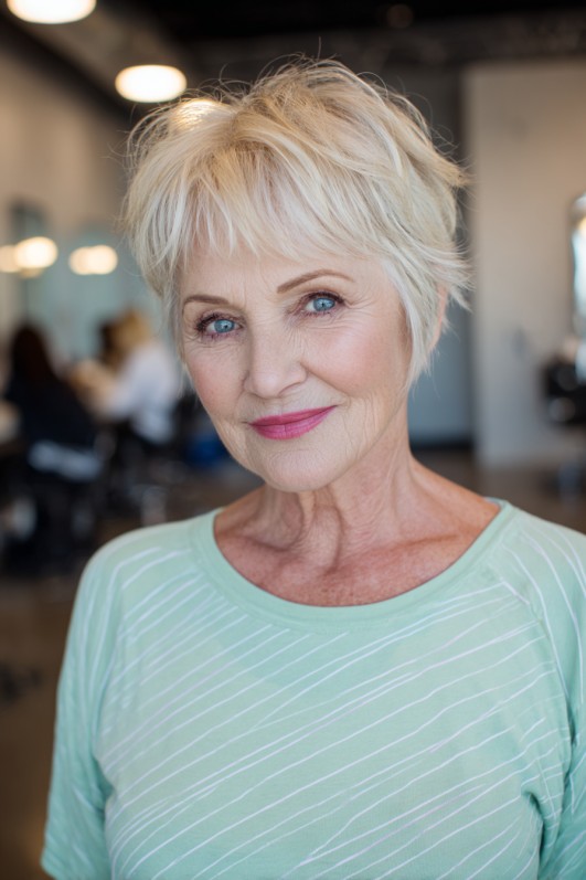 Chic Textured Pixie with Soft Layers