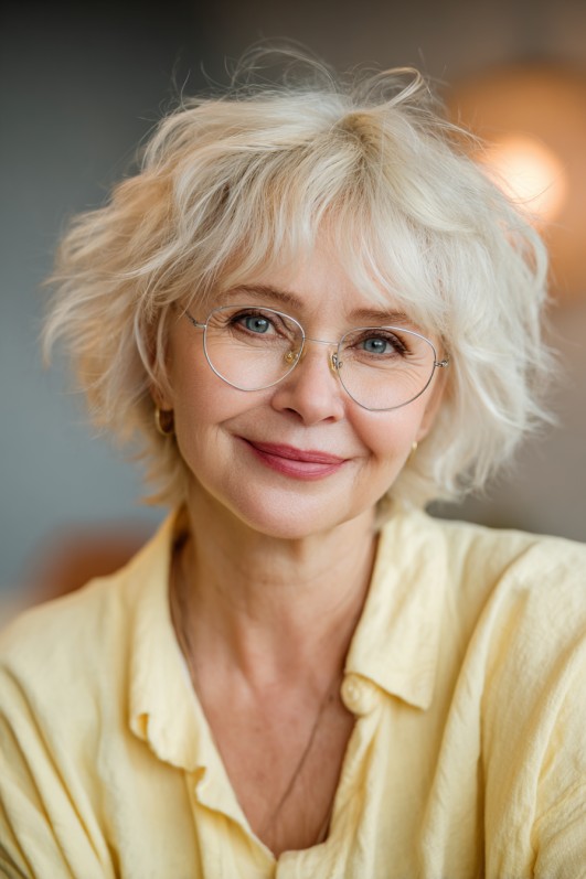 Choppy Textured Bob with Soft Waves