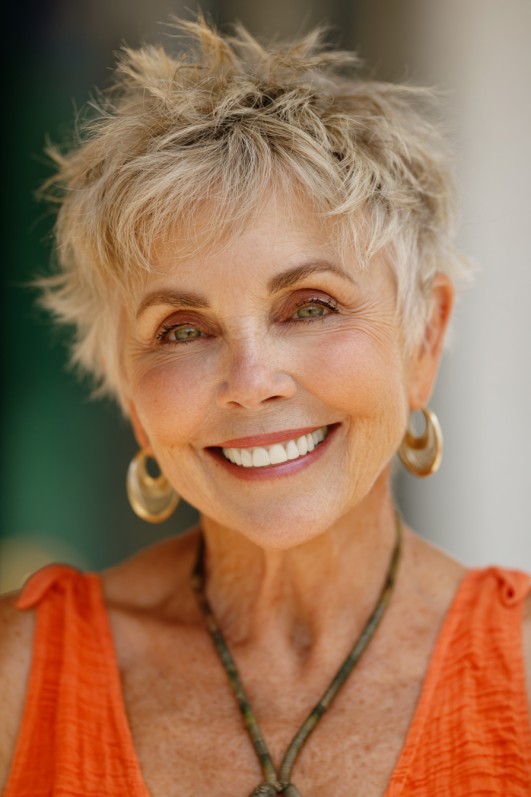 Choppy Textured Pixie with Feathered Layers