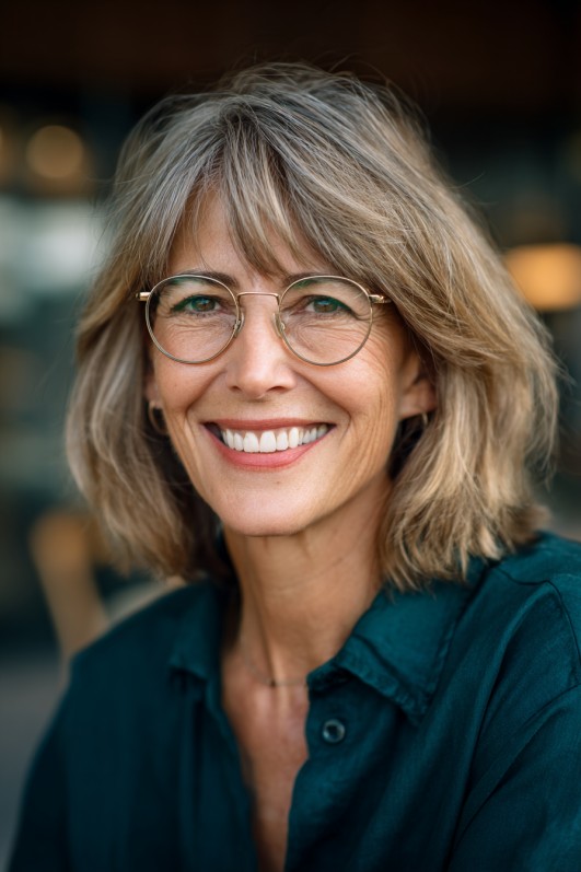 Effortlessly Textured Mid-Length Cut with Soft Layers