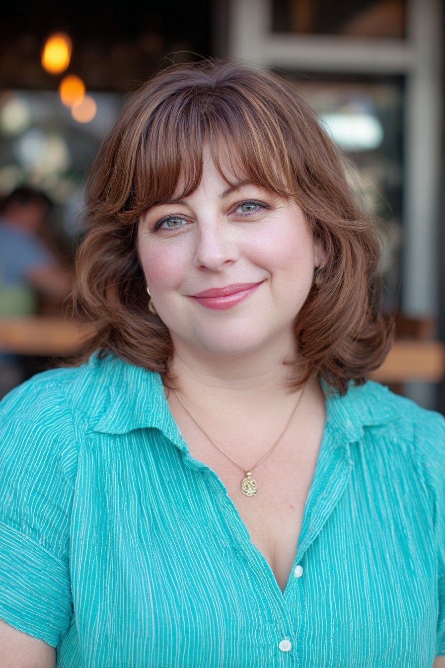 Modern Soft Curls with Face-Framing Layers