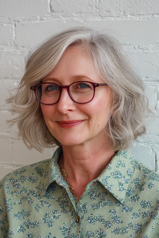Soft Textured Beachy Bob with Subtle Layers