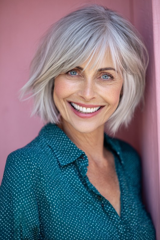 Soft Textured Bob with Subtle Face-Framing Layers
