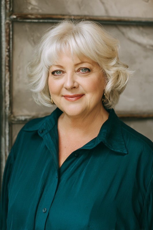 Softly Curled Bob with Gentle Volume