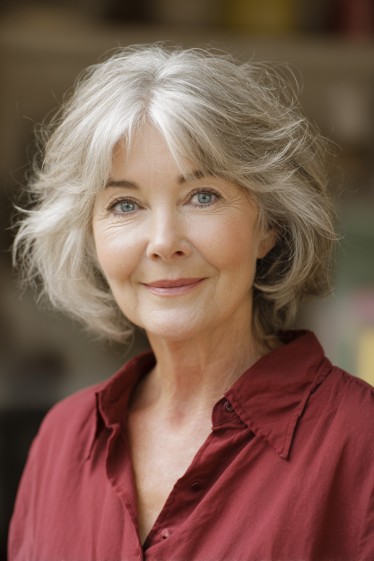 Textured Soft Layered Cut with Natural Highlights