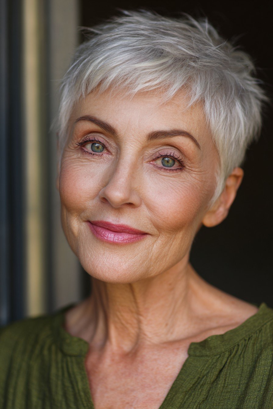 Chic Textured Pixie with Soft Layers