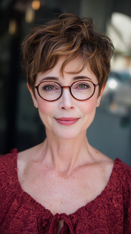Textured Pixie Cut with Soft Volume