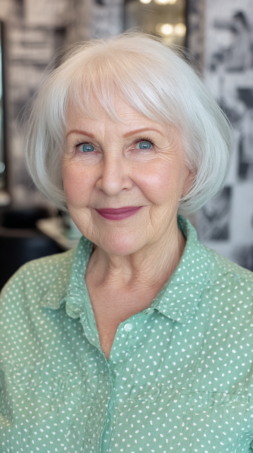 Charming Soft Bob with Gentle Waves