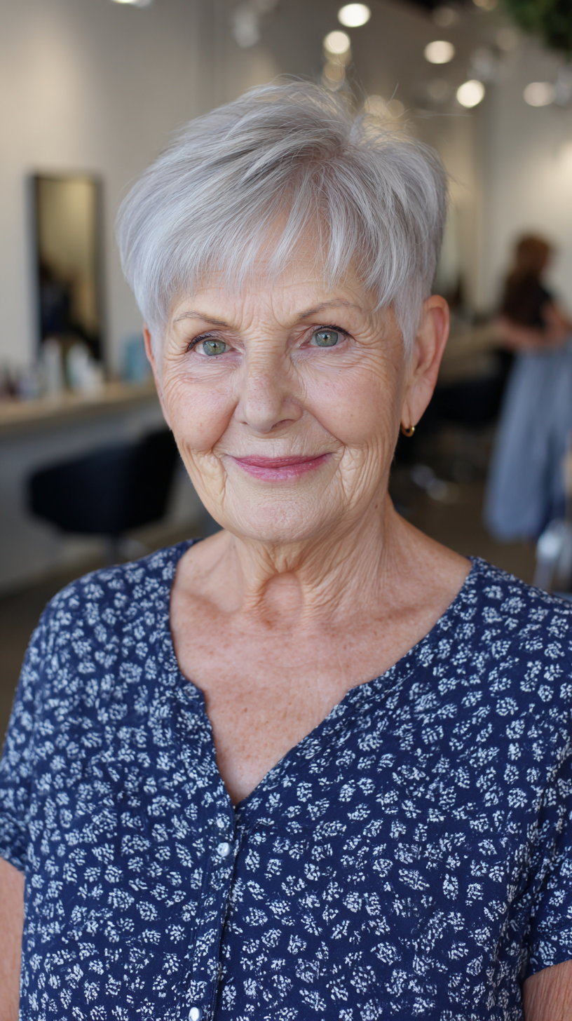 Charming Soft Textured Pixie Cut with Subtle Layers