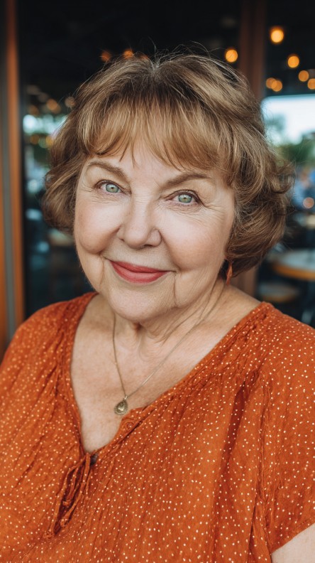 Fresh and Fluffy Jaw-Length Bob with Playful Volume