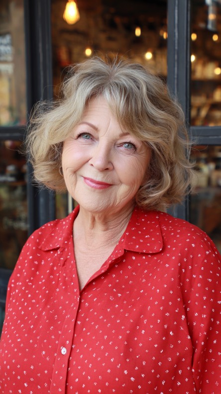 Playful Textured Bob with Soft Waves