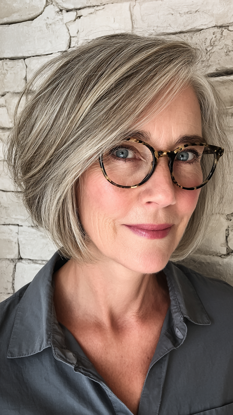 Elegant Textured Bob with Soft Layers