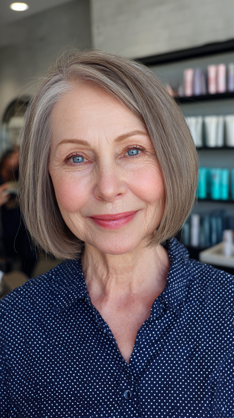 Softly Textured Bob with Subtle Layers