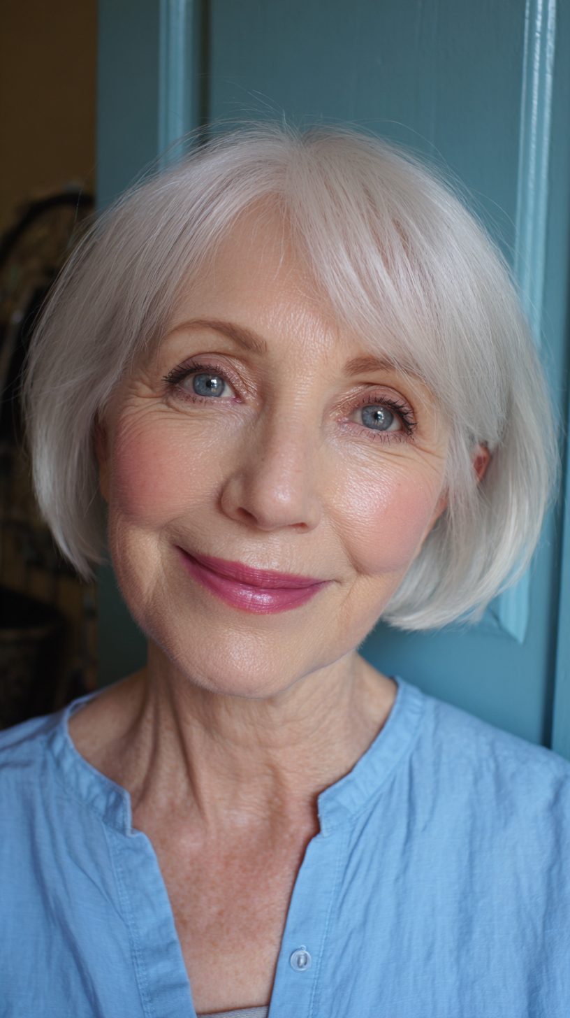 Softly Textured Short Bob with Delicate Layers