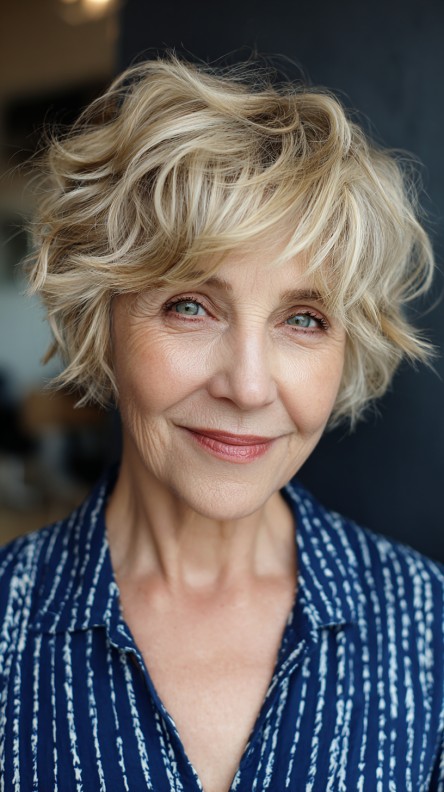 Textured Ear-Length Cut with Soft Waves