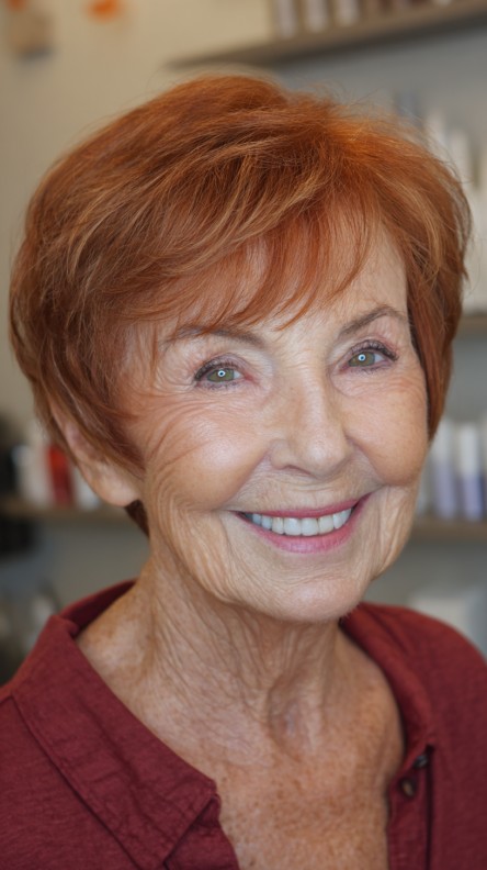 Vibrant Short Cut with Soft Layers