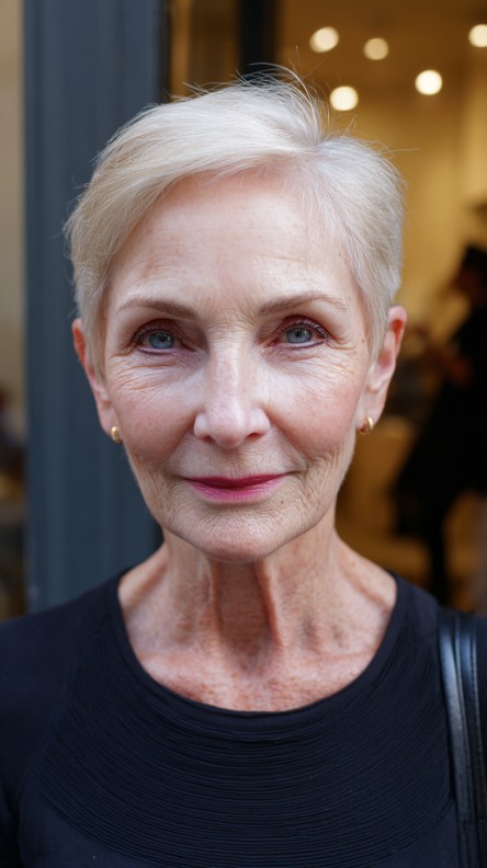 Chic Short Pixie Cut with Soft Layers