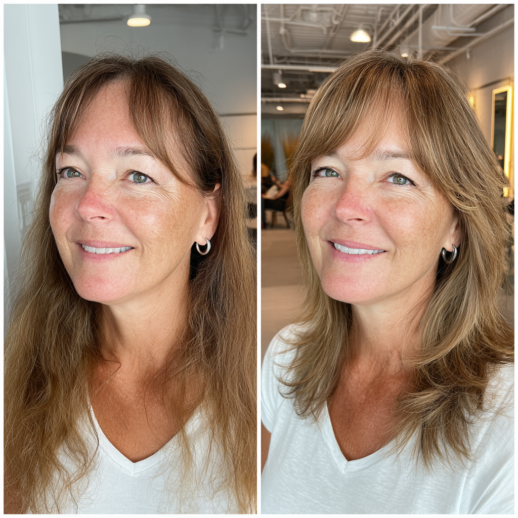 Chic Feathered Cut with Subtle Layers