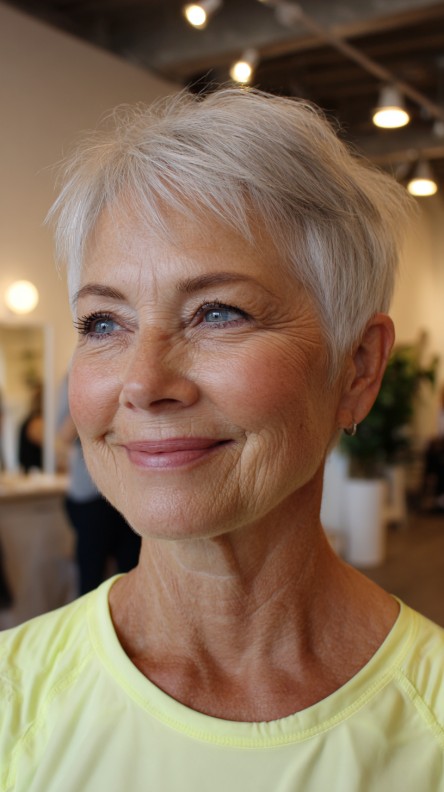 Chic Short Textured Pixie Cut with Soft Volume