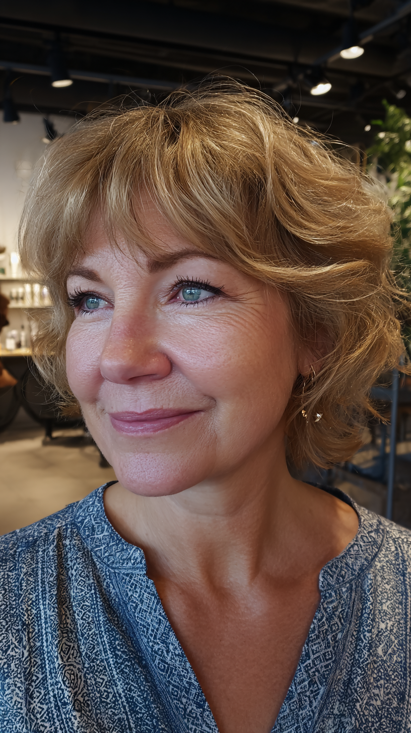 Chic Soft Textured Bob with Subtle Waves