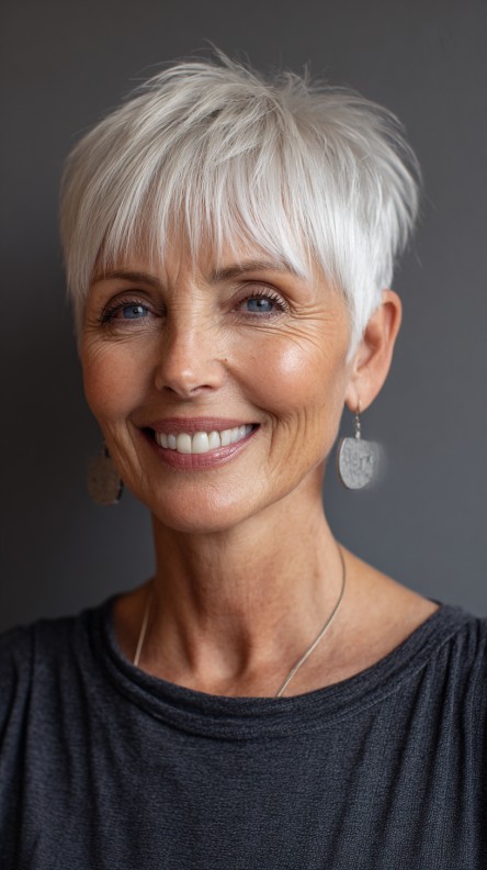 Chic Textured Short Cut with Feathered Layers