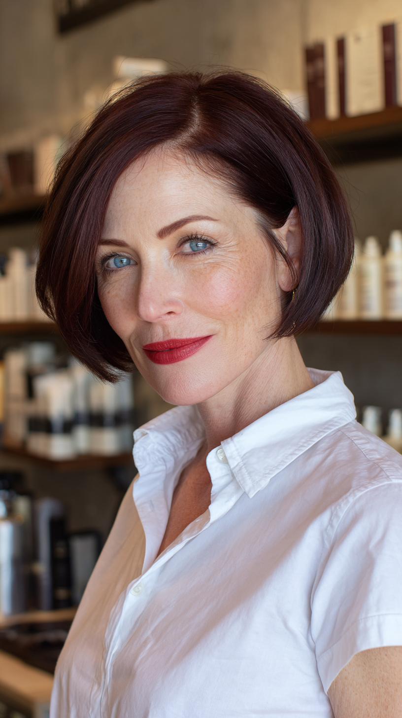 Classic Chin-Length A-Line Bob
