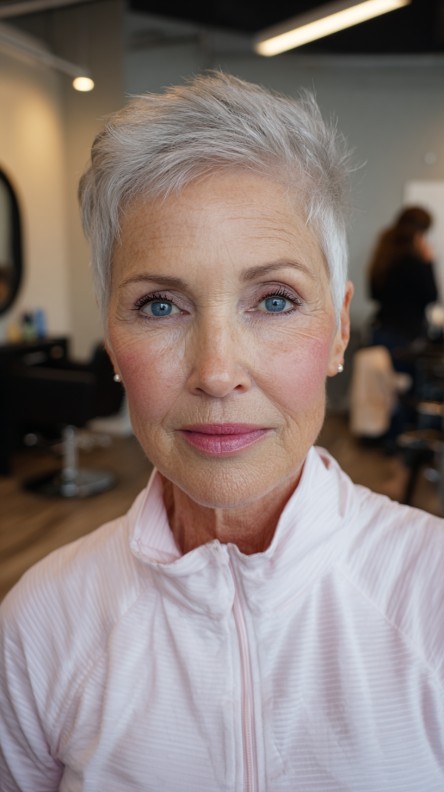 Short Textured Pixie Cut with Soft Volume