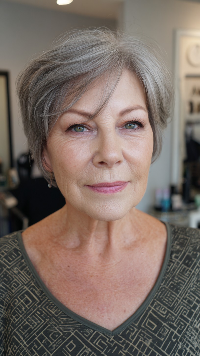 Softly Textured Short Cut with Subtle Layers