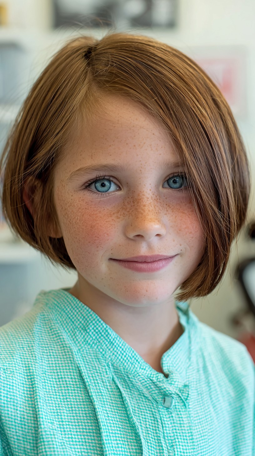 Charming Smooth A-Line Bob with Subtle Texture
