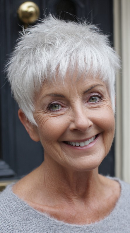 Chic Textured Mini Pixie Cut with Subtle Volume