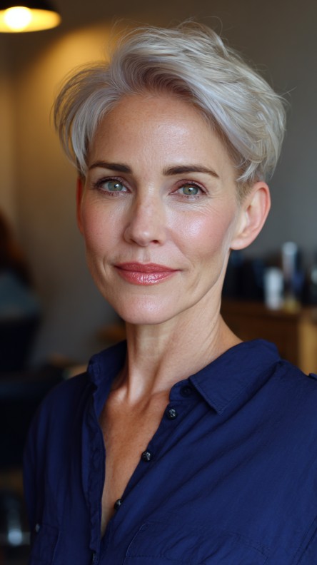 Chic Textured Short Cut with Soft Volume