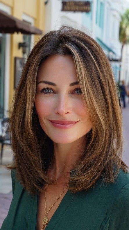 Modern Soft Layered Cut with Subtle Highlights