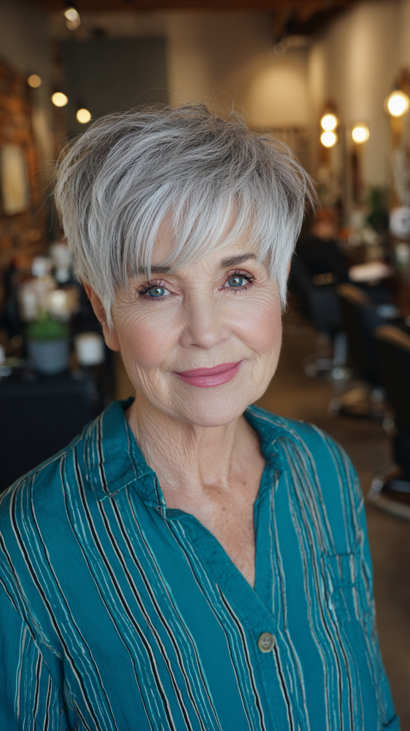 Modern Textured Pixie Cut with Soft Layers
