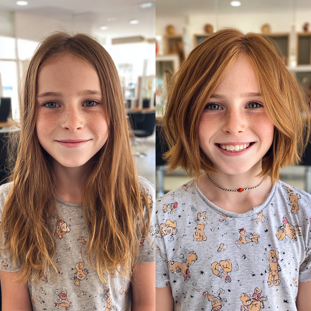 Playful Fluffy Bob with Subtle Textured Layers