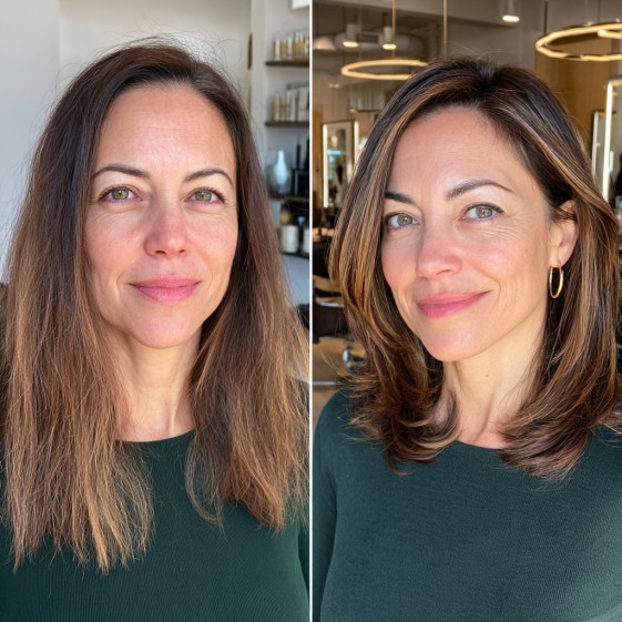 Smooth Chocolate Lob with Subtle Dimension