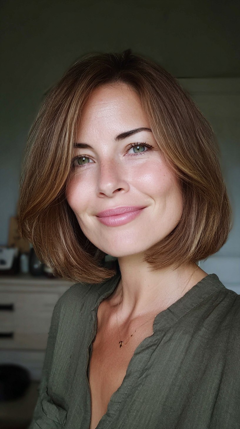 Stylish Textured Bob with Subtle Layers