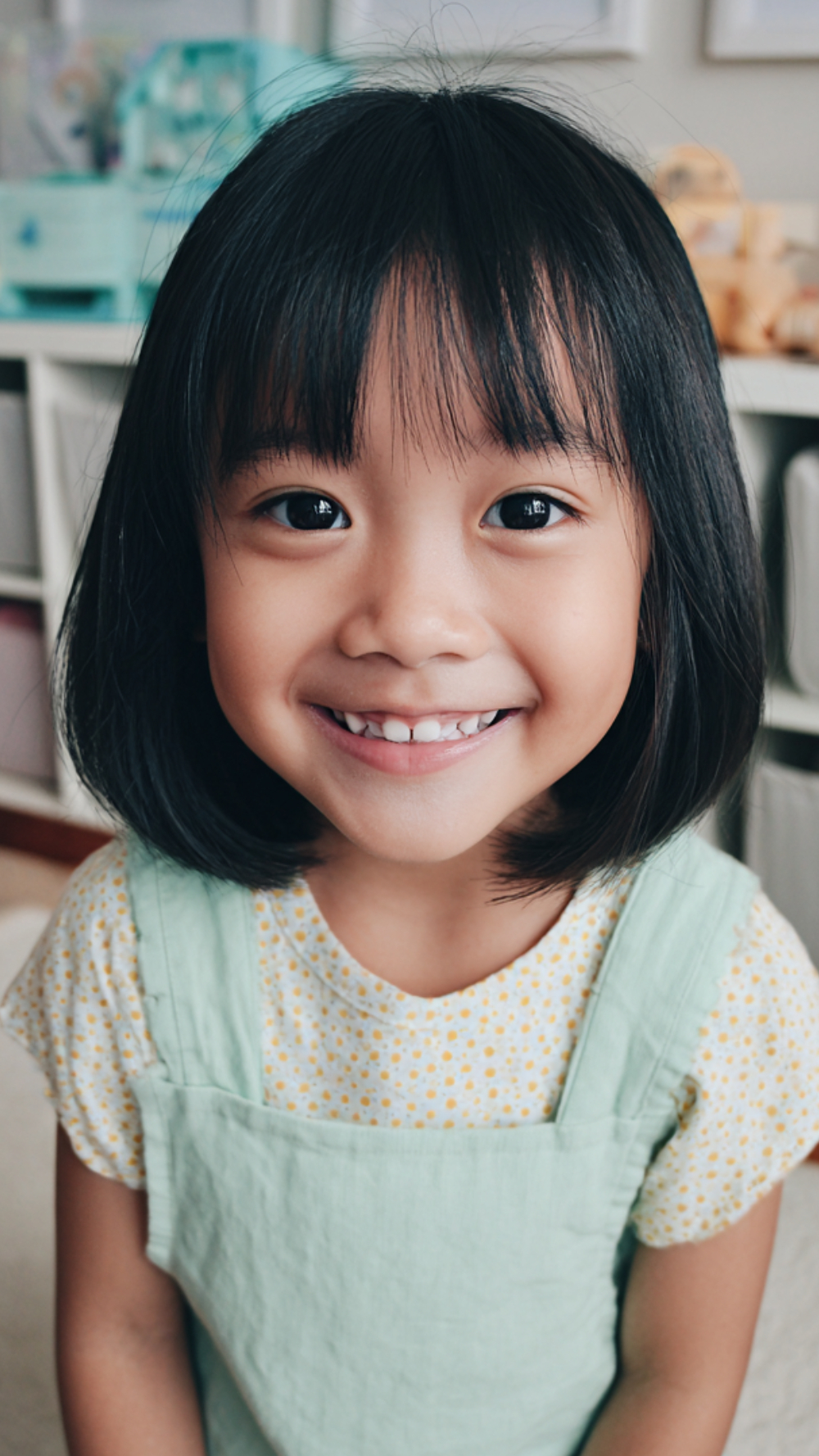 Charming Layered Bob with Soft Bangs