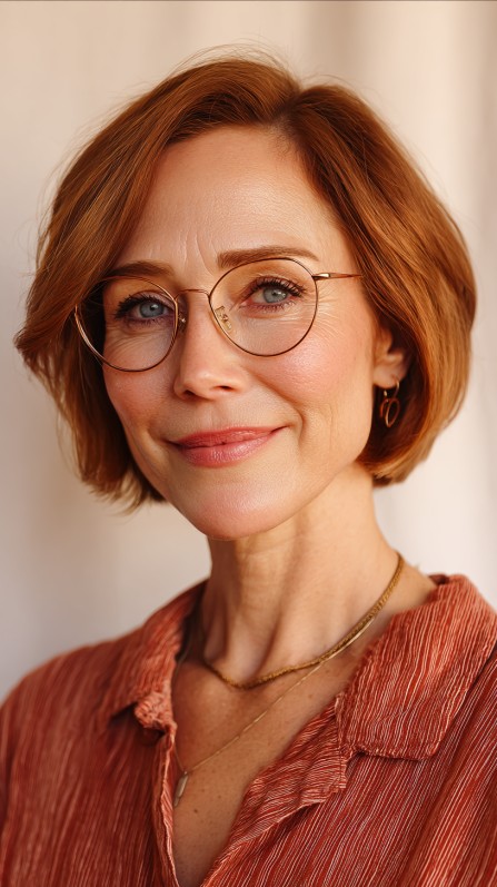 Charming Textured Bob with Soft Layers