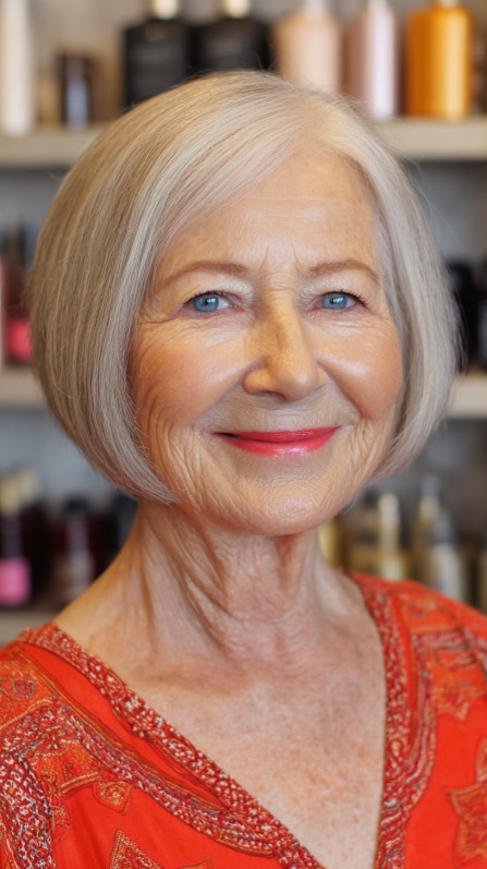 Classic Blunt Bob with Soft Waves