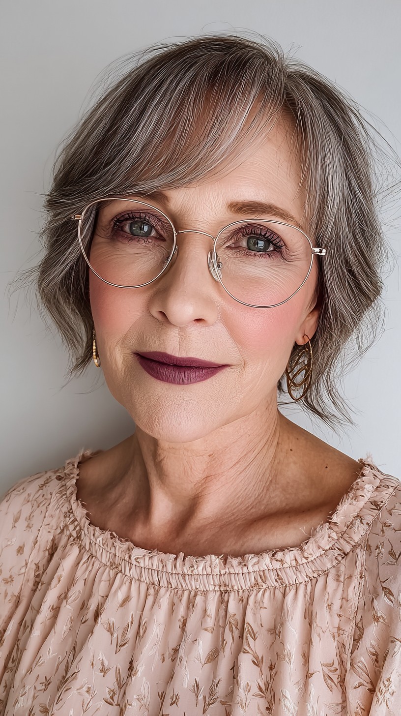 Elegant Textured Bob with Soft Waves