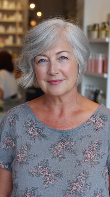 Softly Textured Short Cut with Delicate Waves